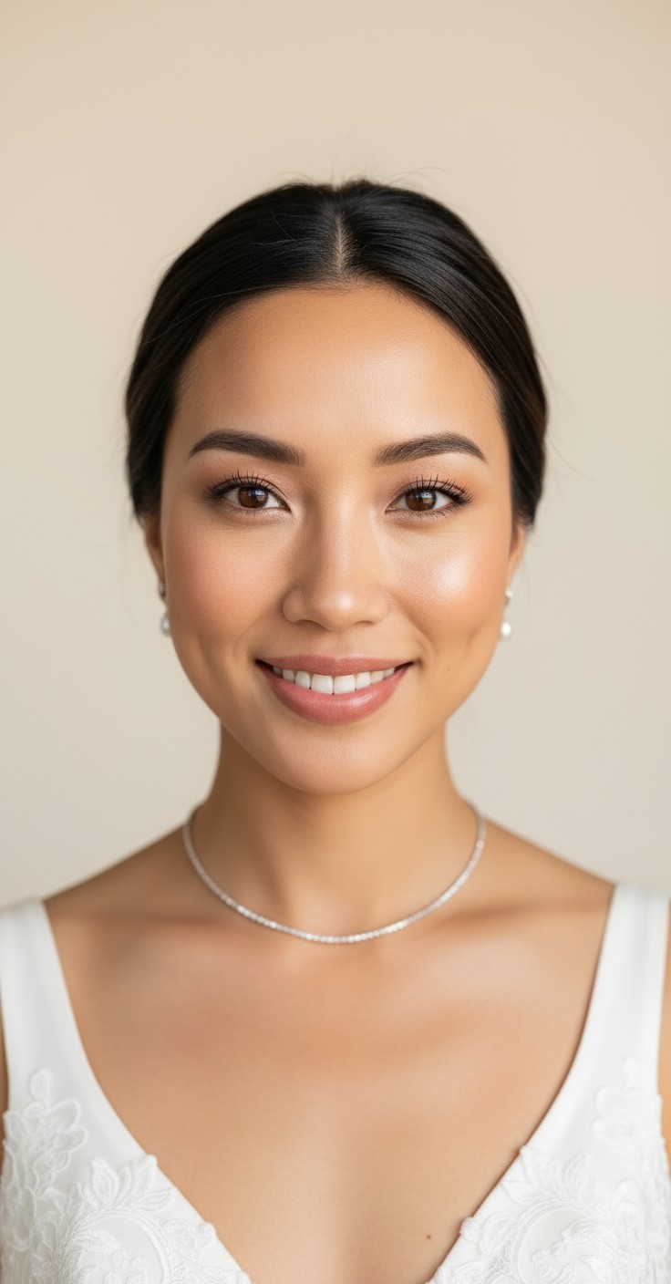 After Classic Updo For Wedding